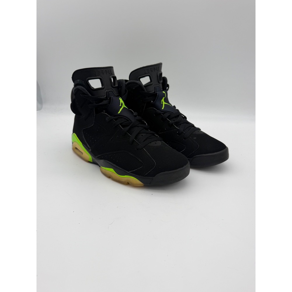 Jordan 6 Retro Electric Green Mens Basketball Shoes Black CT8529-003 Size 10